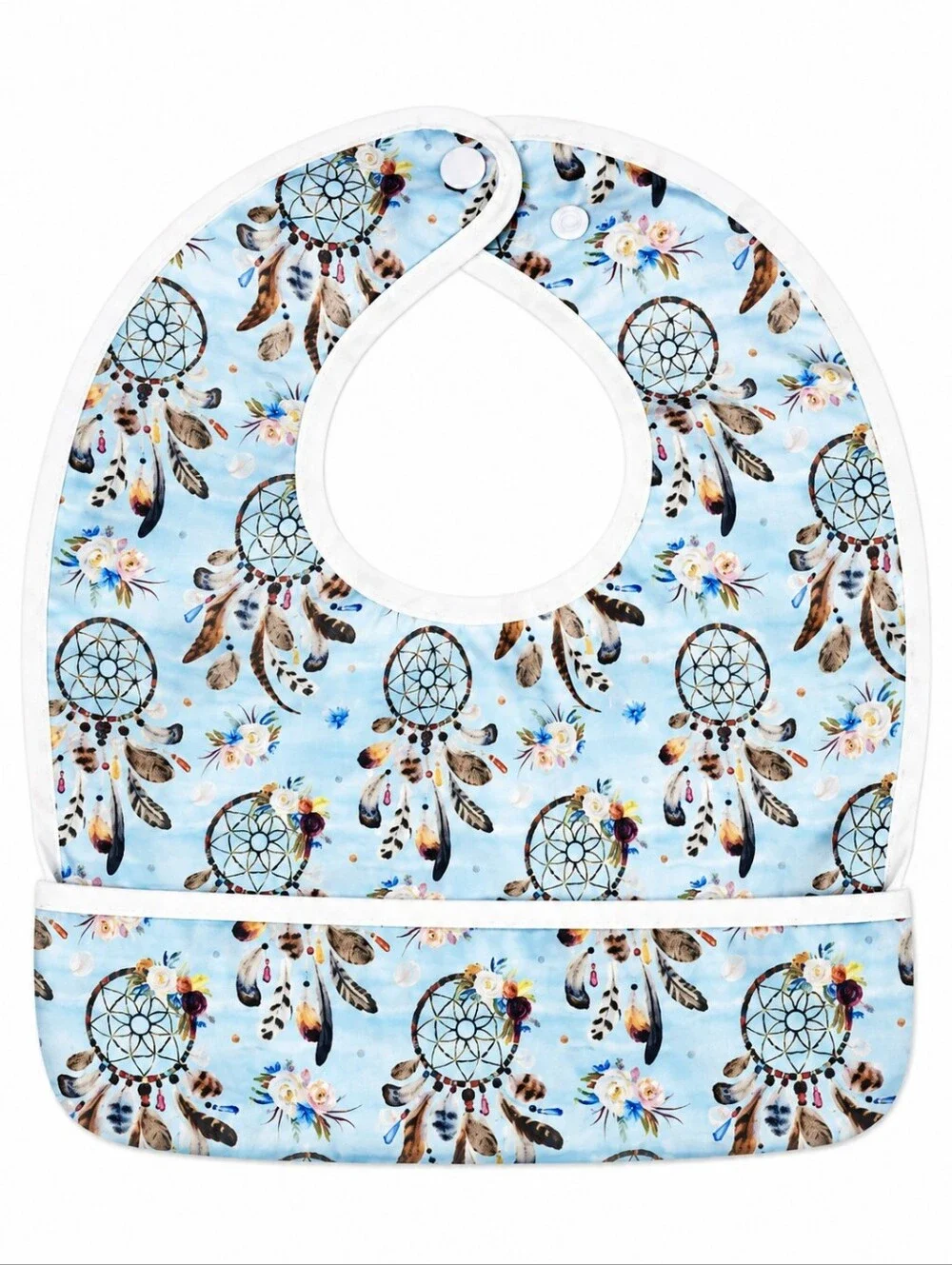 🆂🅰🅻🅴•Dreamcatcher Print Baby Flip Bib